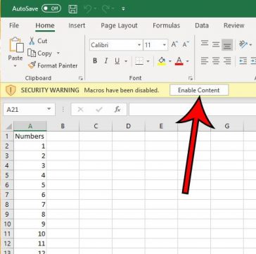 How to “Enable Macros” in Excel in Few Clicks?