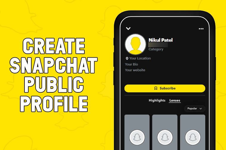 How to Make a Public Profile On Snapchat